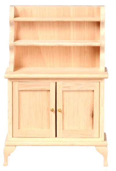 Dollhouse City - Dollhouse Miniatures Hutch - Unfinished