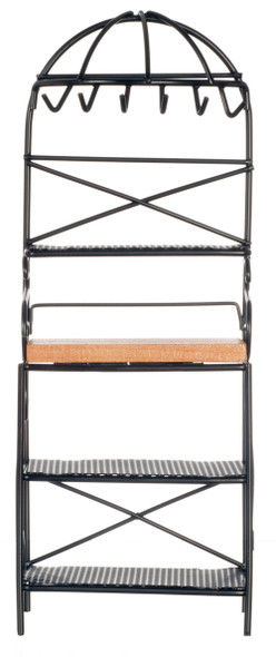 Metal Kitchen Rack - Black