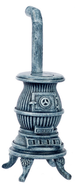 Pot Belly Stove - Gray