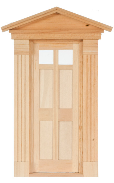 Dollhouse City - Dollhouse Miniatures 4 Flat Panel Federal Door