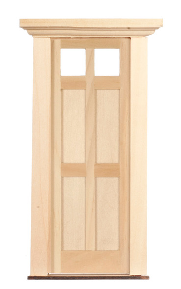 Dollhouse City - Dollhouse Miniatures Classic Federal - 4 Flat and 2 Glass Panel
