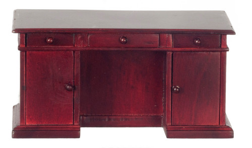 Kneehole Desk - Mahogany