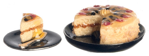 Dollhouse City - Dollhouse Miniatures Fruit Cake Set