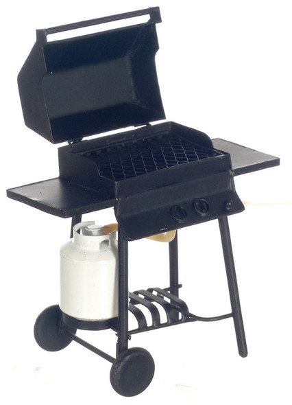 Barbecue Grill with Propane Tank