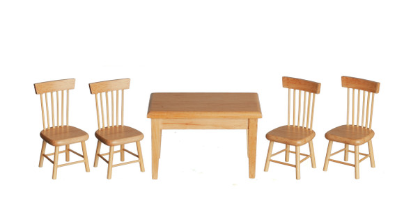 Table and Chair Set - Oak
