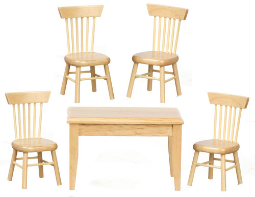 Table and Chair Set - Oak
