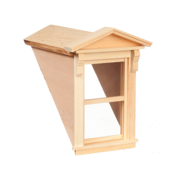 Dollhouse City - Dollhouse Miniatures Small Dormer with Working Window