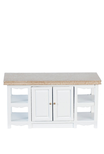 Center Island - White and Marble
