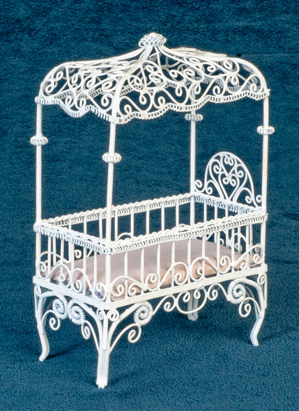 Baby Canopy Bed - White