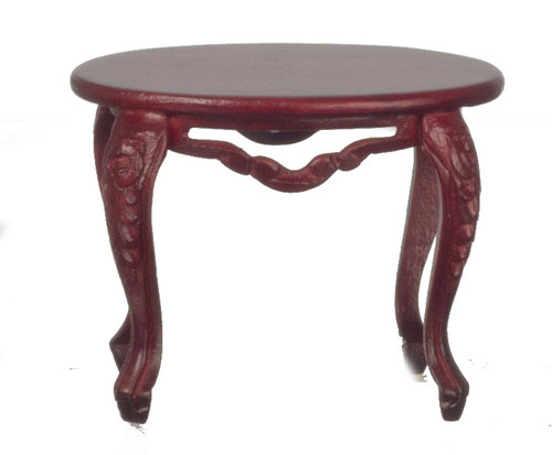 Fancy Victorian Oval Table - Mahogany