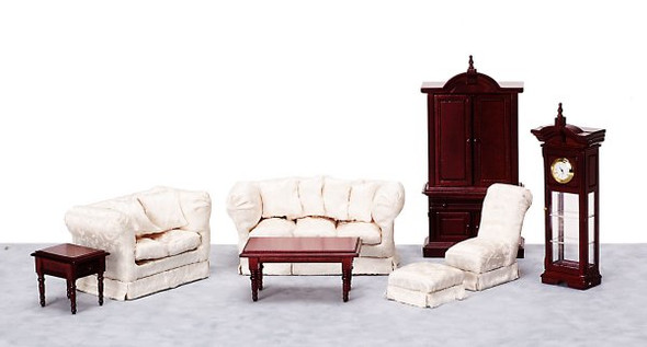 Vanity with Mirror  - Mahogany