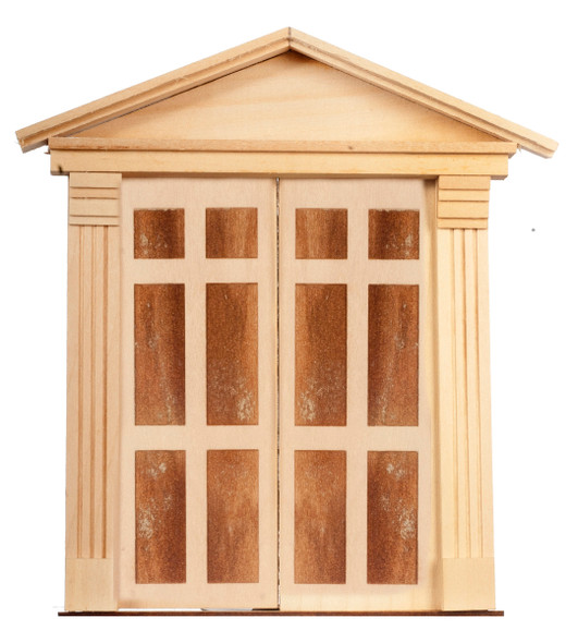 Dollhouse City - Dollhouse Miniatures 6 Flat Panels Federal Door