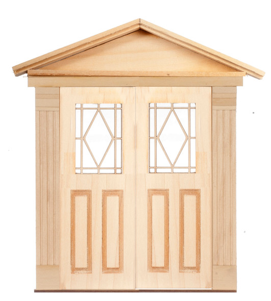 Dollhouse City - Dollhouse Miniatures Diamond Double Door