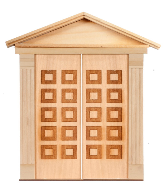 Dollhouse City - Dollhouse Miniatures 10 Raised Panels Double Door
