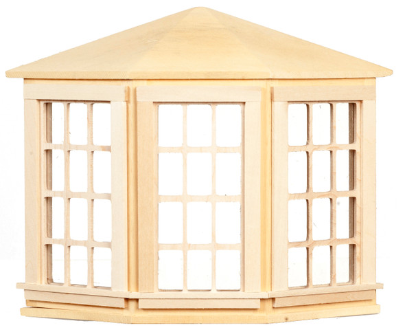 Dollhouse City - Dollhouse Miniatures Bay Window - 6 Over 6