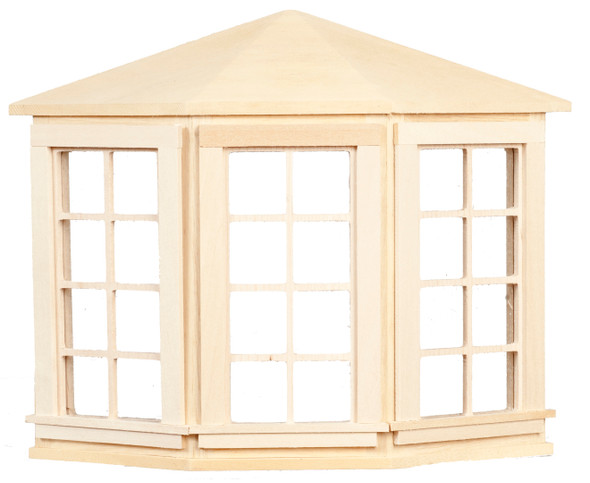 Dollhouse City - Dollhouse Miniatures Bay Window Working - 4 Over 4