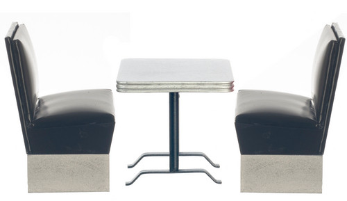 1950's Booth Set - Black