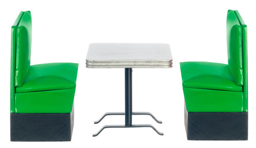 1950's Booth Set - Dark Green