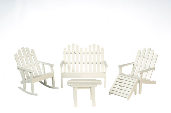 Adirondack Furniture Five - White