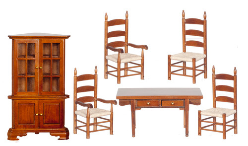 Dining Room Set 6 - Walnut