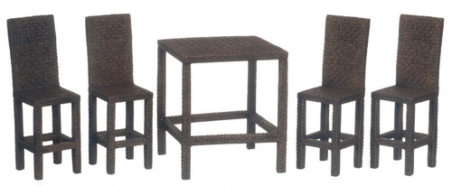 Wicker Hi Top Dining Set