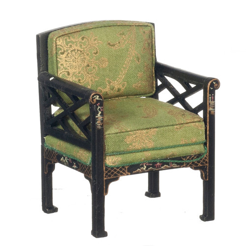 Chinese Chippendale Armchair - Black