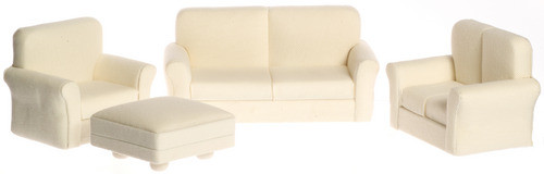 Living Room Set  - White
