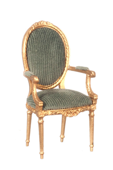 George III Open Armchair - Gold