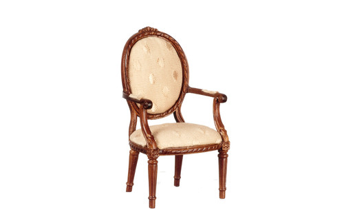 Mirrorback Armchair - Walnut