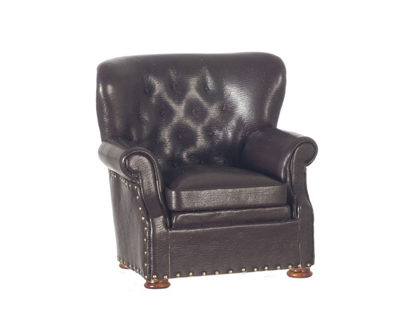 Churchchill Chair - Brown Leather