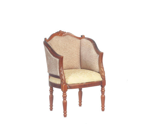Wrap Arround Barrel Chair - Walnut