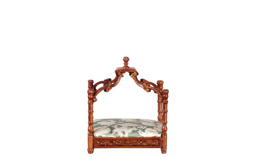 Elegant Cat Bed - Walnut