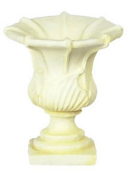 Dollhouse City - Dollhouse Miniatures Caesars Urn - Ivory