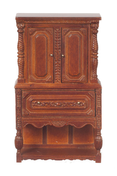Gothic Chest on Stand - Walnut