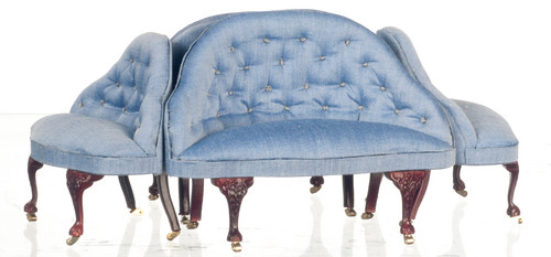 Louise XV Conversation Set - Mahogany