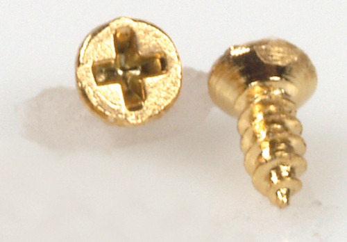 Small Brass Screws