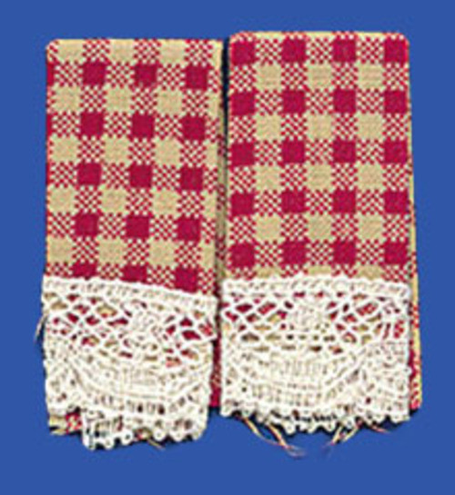 Dish Towels Set - Country Red