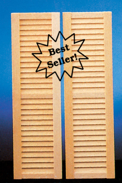 Louvered Shutters Set
