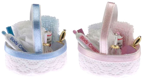 Bath Accessories Basket - Assorted