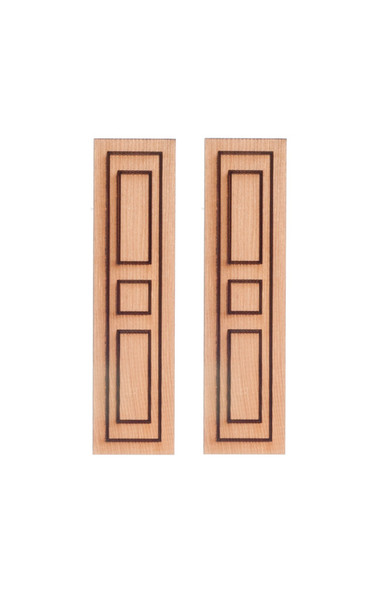 Square Center Shuters - Pair