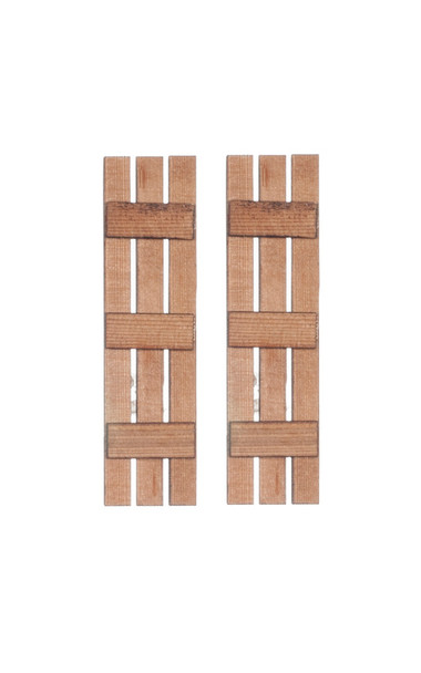 Slats Shutters - Pair