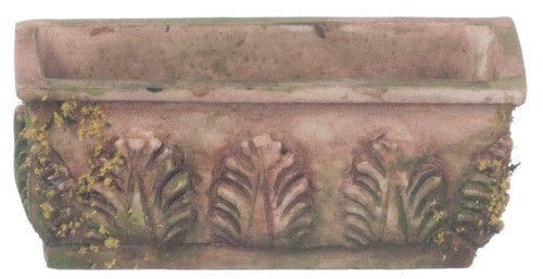 Flower Box - Brown with Moss