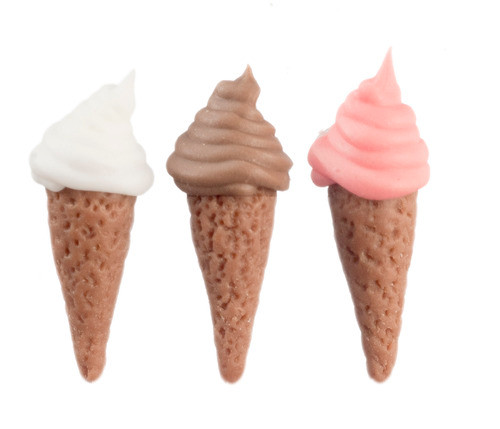 Soft Serve Ice Cream Cone Set