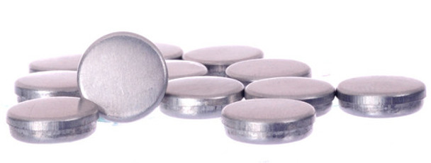 Round Cookie Tin - Silver