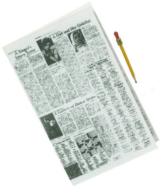 Crossword Puzzle with Pencil