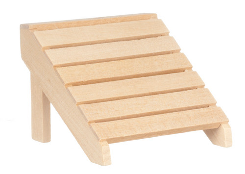 Adirondack Foot Stool - Unfinished