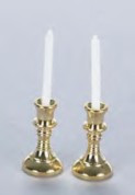 Brass Candlestick Set