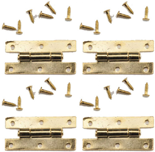 H-Hinges with Nails Set