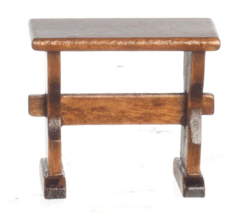 Nook Short Trestle Bench - Walnut