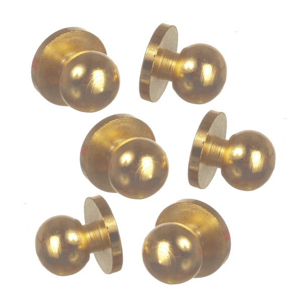 Dollhouse City - Dollhouse Miniatures Traditional Round Doorknob Set